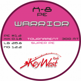 Key West Trolling Tournament Super PE #1.2 0.18mm 300mt X-8 Multicolor